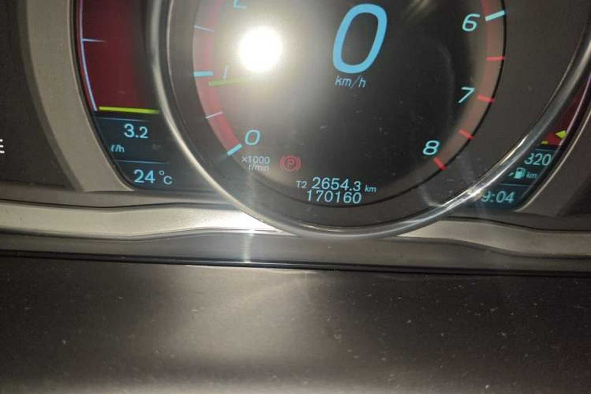 Used Volvo XC60 2014 Restyled T5 Zhiya Edition Odometer Close Up