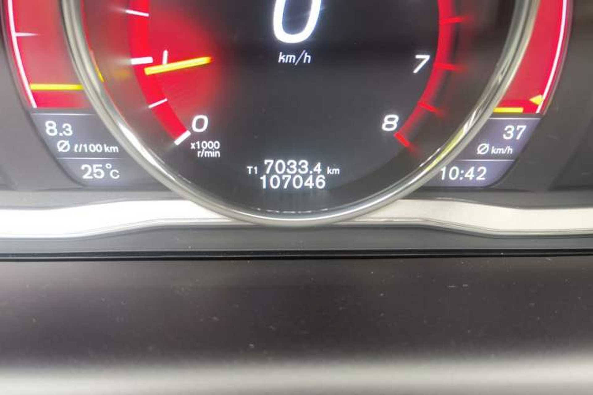 Used Volvo XC60 2015 T5 Smart Upgrade Model Odometer Close Up