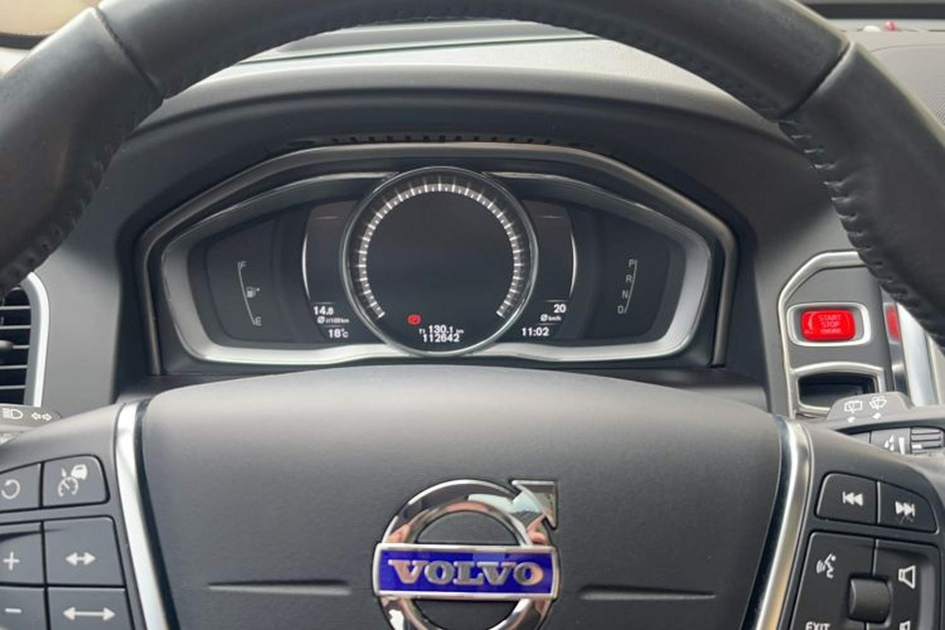 Used Volvo XC60 2017 T5 AWD Smart Upgrade Edition Odometer Close Up