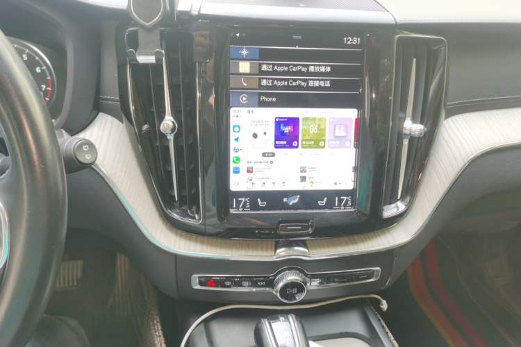 Used Volvo XC60 2019 T5 4x4 Zhiya Luxury Edition China VI Standard Audio And AC Panel