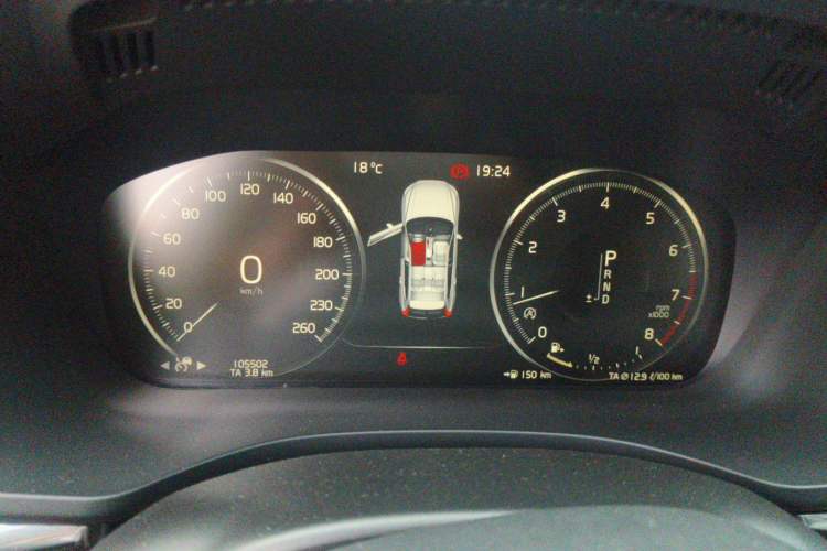 Used Volvo XC60 2019 T5 4x4 Smart Edition China V Standard Instrument Cluster