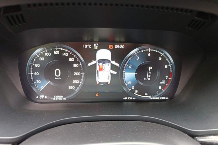 Used Volvo XC60 2019 T5 4x4 Zhiya Luxury Edition China V Standard Instrument Cluster