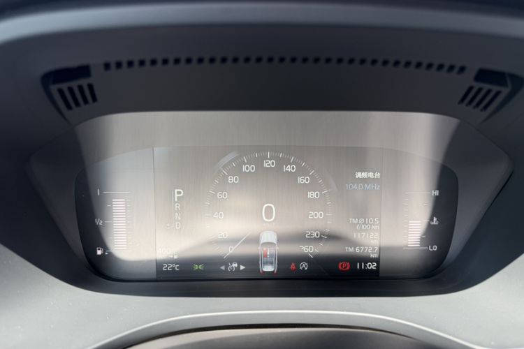 Used Volvo XC60 2019 T5 4x4 Smart Edition China VI Standard Odometer Close Up