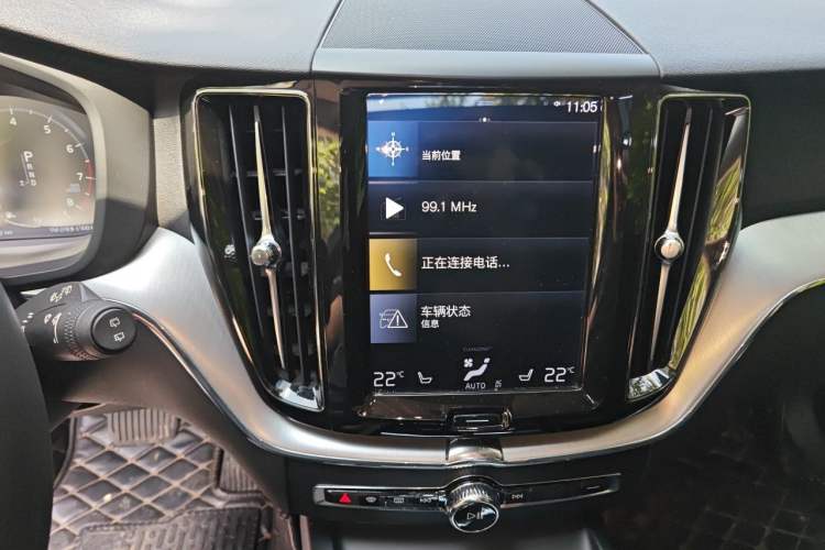 Used Volvo XC60 2019 T5 4x4 Zhiyuan Edition China VI Standard Audio And AC Panel