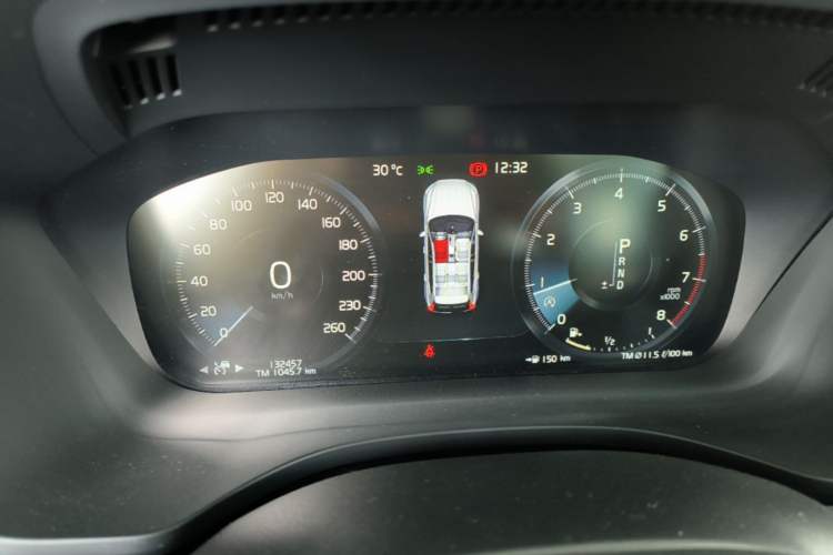 Used Volvo XC60 2019 T5 4x4 Smart & Dynamic Sport Edition China VI Standard Instrument Cluster