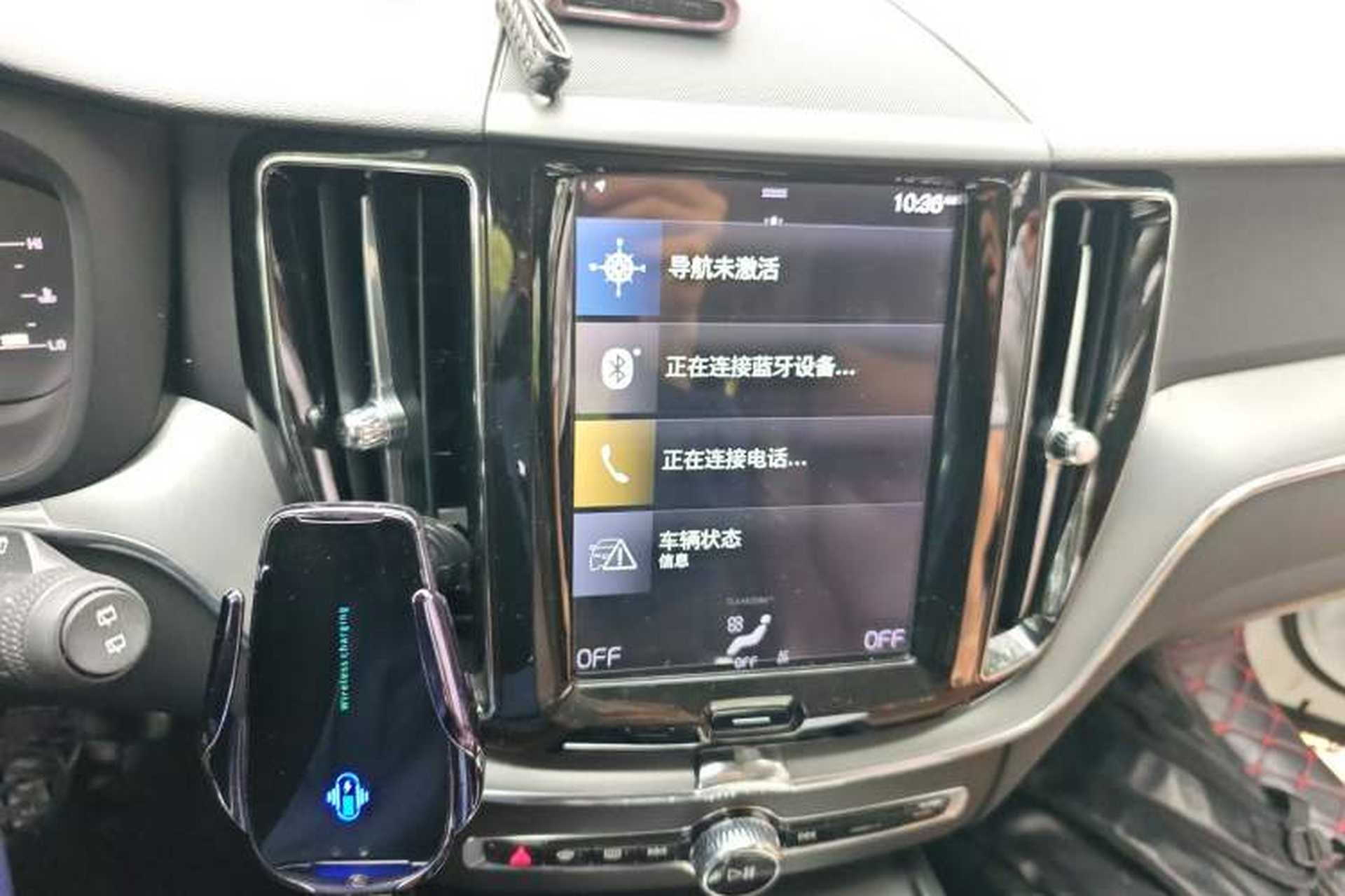 Used Volvo XC60 2019 T5 4x4 Smart Edition China VI Standard Audio And AC Panel