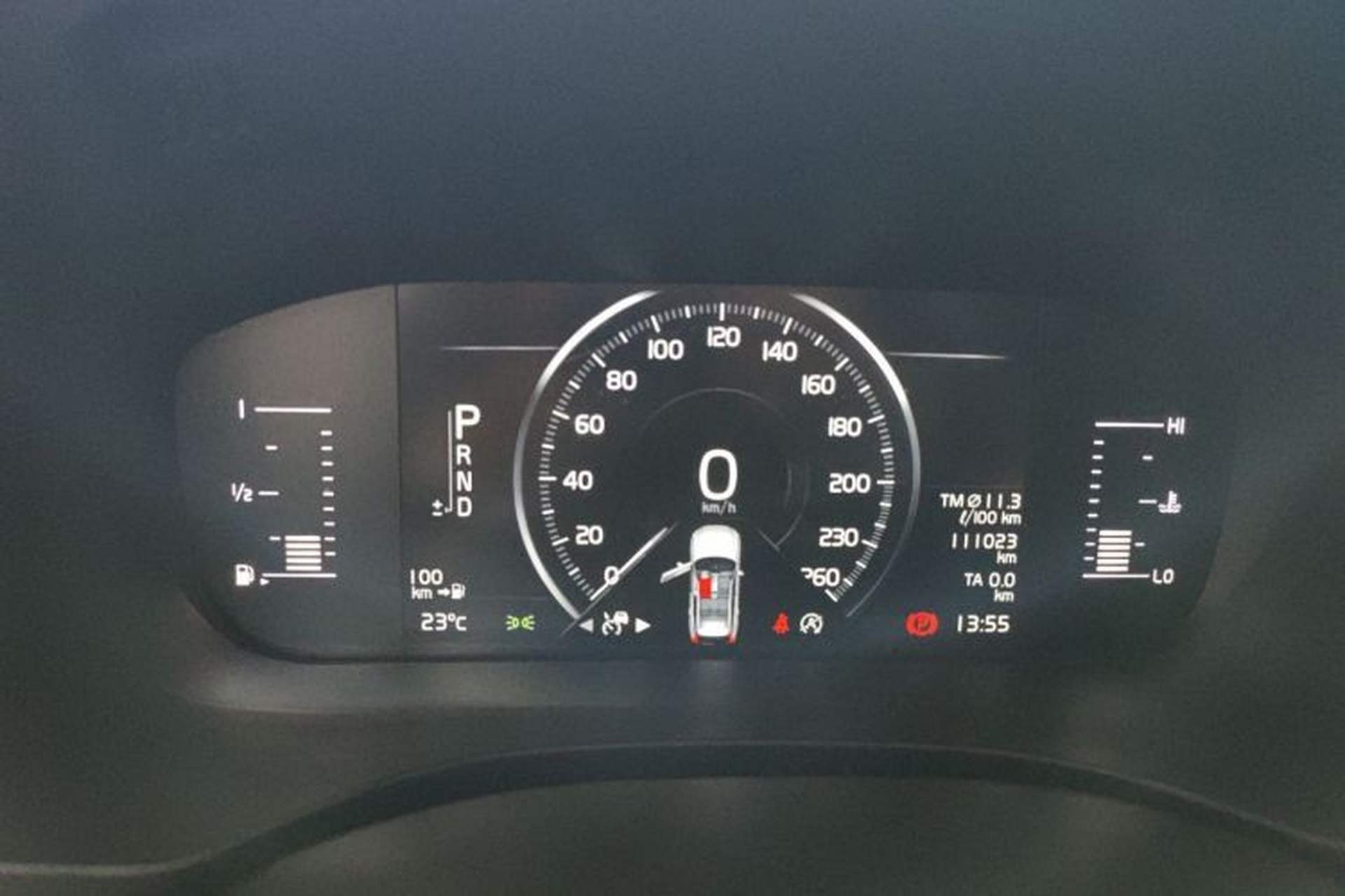 Used Volvo XC60 2019 T5 4x4 Smart Edition China VI Standard Instrument Cluster