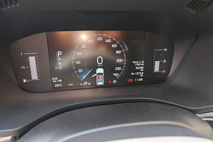 Used Volvo XC60 2019 T5 4x4 Smart Edition China VI Standard Odometer Close Up