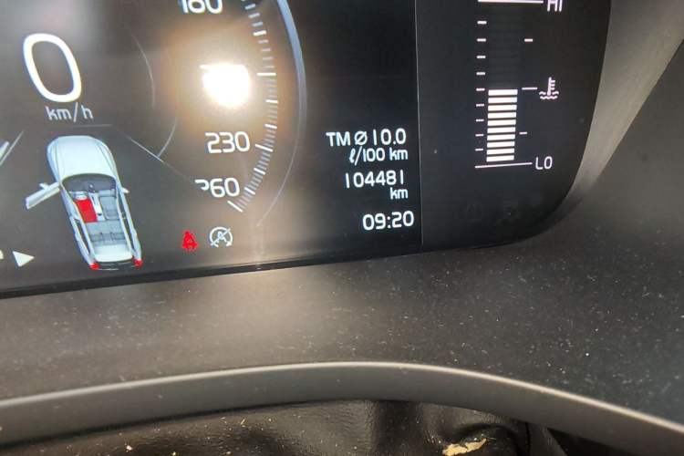 Used Volvo XC60 2019 T5 4x4 Smart Edition China VI Standard Odometer Close Up