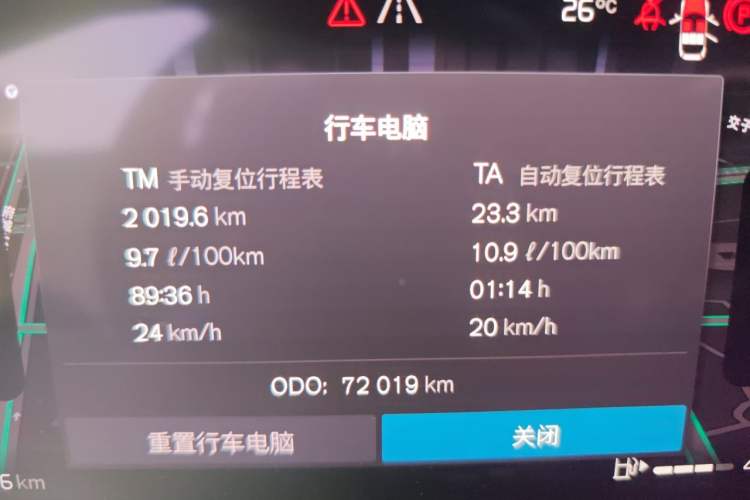 Used Volvo XC60 2022 B5 4x4 Zhiyi Luxury Edition Odometer Close Up