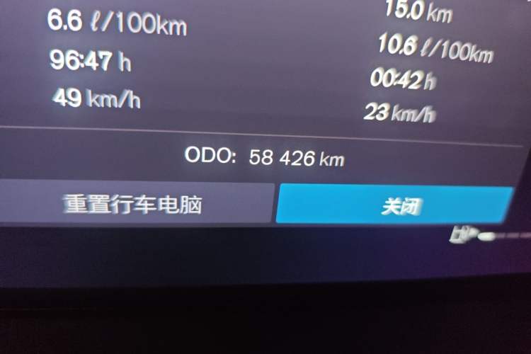 Used Volvo XC60 2023 B5 4x4 Smart Luxury Edition Odometer Close Up