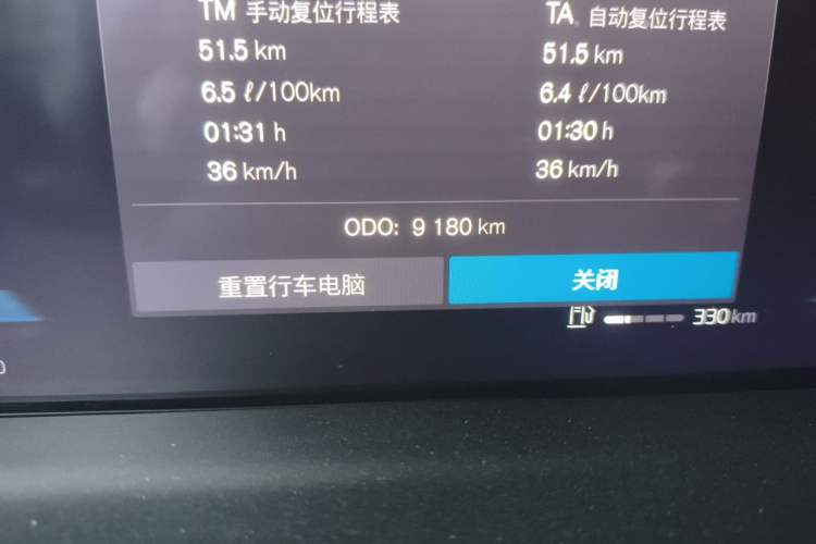 Used Volvo XC60 2023 B5 4x4 Smart Luxury Edition Odometer Close Up
