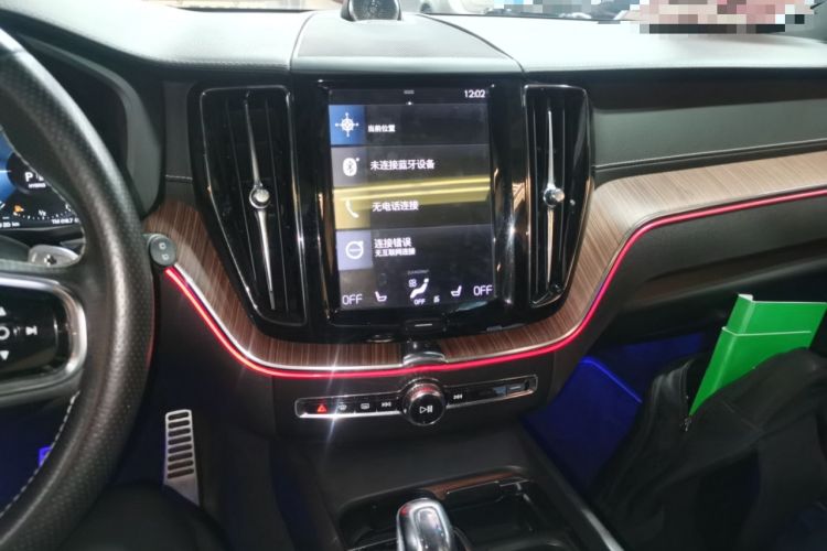 Used Volvo XC60 New Energy 2019 T8 E-Drive Hybrid Intelligent Luxury Sport Edition China VI Audio And AC Panel