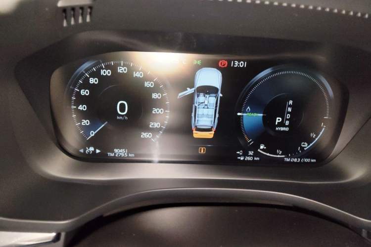 Used Volvo XC60 New Energy 2019 T8 E-Drive Hybrid Prestige Luxury Version China V Standard Instrument Cluster
