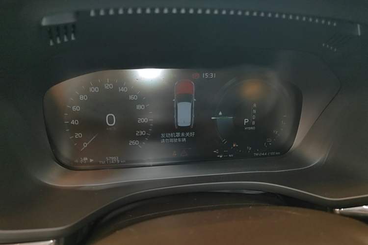 Used Volvo XC60 New Energy 2019 T8 E-Drive Hybrid Intelligent Luxury Sport Edition China V Standard Instrument Cluster