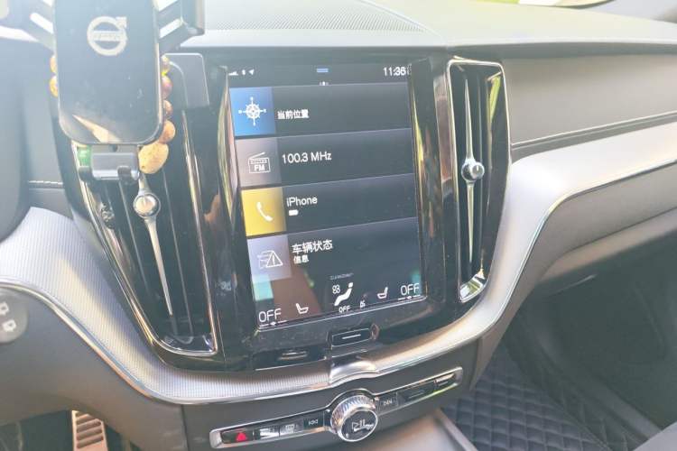 Used Volvo XC60 New Energy 2019 T8 E-Drive Hybrid Intelligent Luxury Sport Edition China V Standard Audio And AC Panel