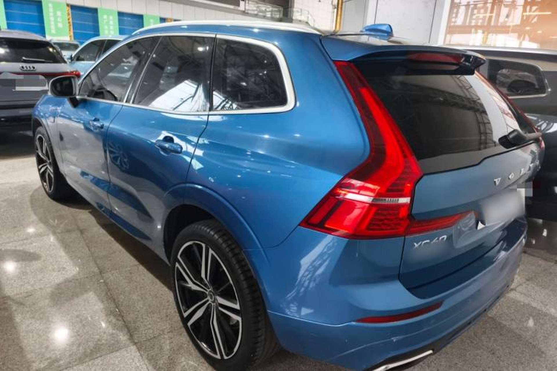 Used Volvo XC60 New Energy 2019 T8 E-Drive Hybrid Intelligent Luxury Sport Edition China VI Rear Left 45 Deg