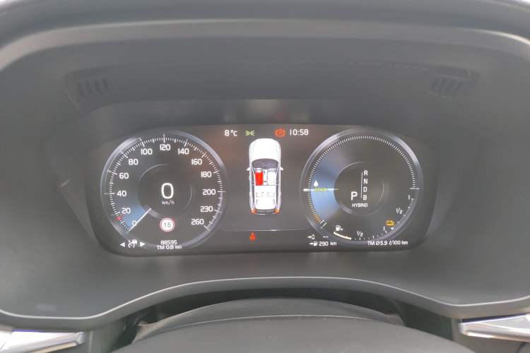 Used Volvo XC60 New Energy 2019 T8 e-Drive Hybrid Prestige Luxury Edition China VI Standard Instrument Cluster