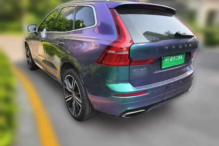 Used Volvo XC60 New Energy 2019 T8 E-Drive Hybrid Intelligent Luxury Sport Edition China V Standard Rear Left 45 Deg