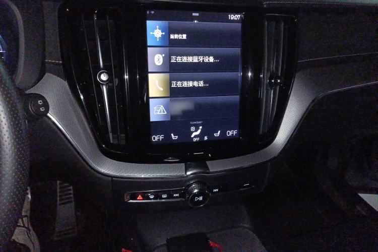Used Volvo XC60 New Energy 2019 T8 E-Drive Hybrid Intelligent Luxury Sport Edition China VI Audio And AC Panel