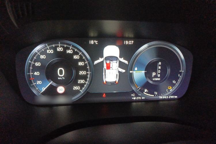 Used Volvo XC60 New Energy 2019 T8 E-Drive Hybrid Intelligent Luxury Sport Edition China VI Instrument Cluster