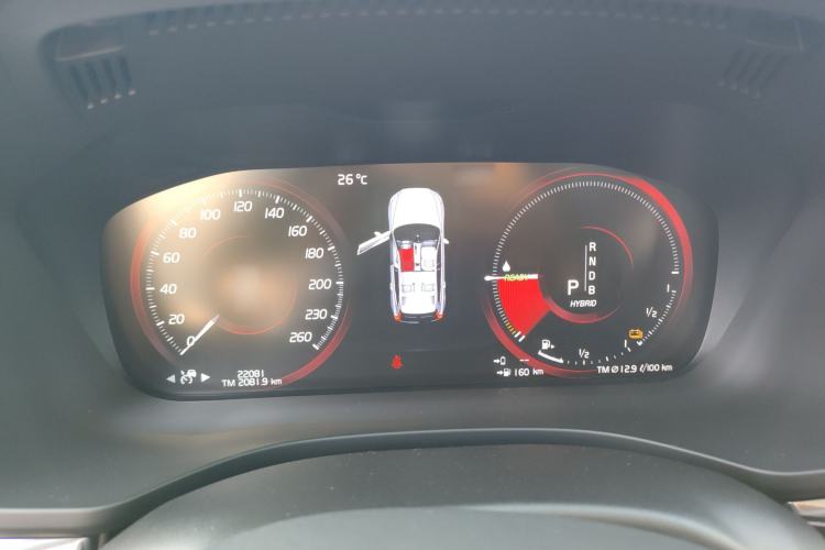 Used Volvo XC60 New Energy 2019 T8 E-Drive Hybrid Prestige Luxury Version China V Standard Instrument Cluster