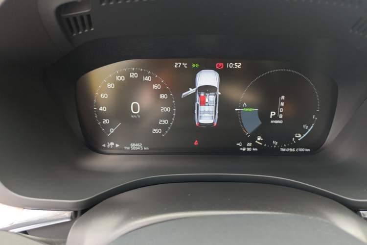 Used Volvo XC60 New Energy 2019 T8 e-Drive Hybrid Prestige Luxury Edition China VI Standard Instrument Cluster