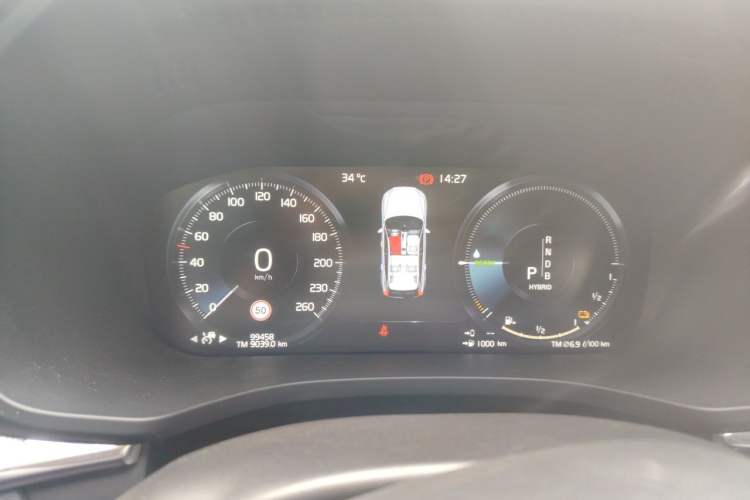 Used Volvo XC60 New Energy 2019 T8 E-Drive Hybrid Intelligent Luxury Sport Edition China VI Instrument Cluster