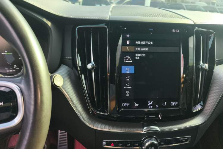 Used Volvo XC60 New Energy 2021 T8 E-Drive Hybrid Smart & Dynamic Edition Audio And AC Panel