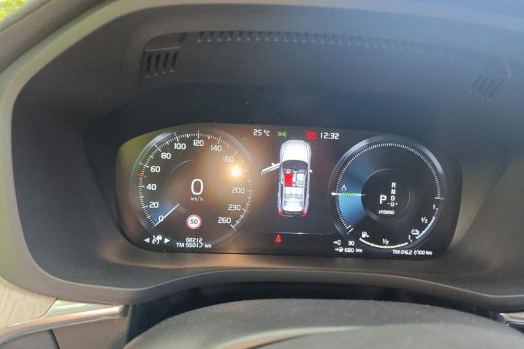 Used Volvo XC60 New Energy 2021 T8 e-Drive Hybrid Luxury Edition Instrument Cluster