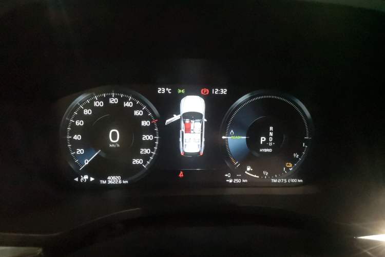 Used Volvo XC60 New Energy 2021 T8 e-Drive Hybrid Luxury Edition Instrument Cluster
