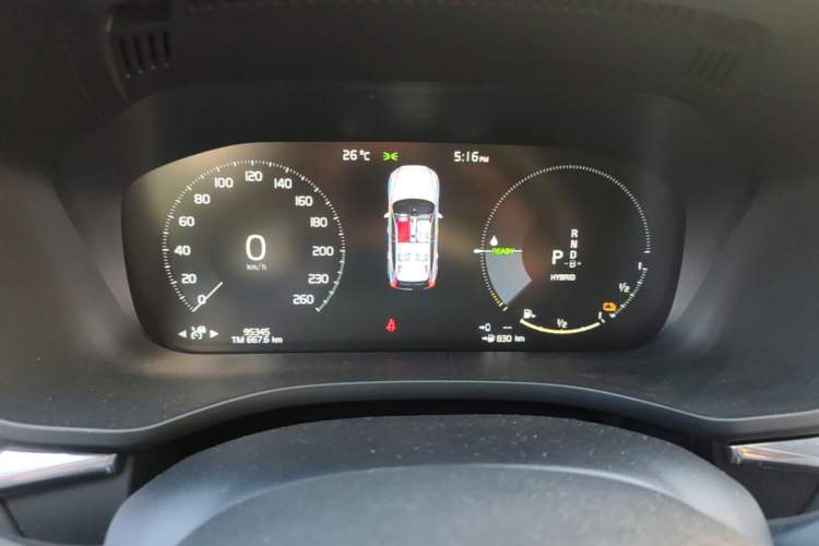 Used Volvo XC60 New Energy 2021 T8 E-Drive Hybrid Smart & Dynamic Edition Instrument Cluster
