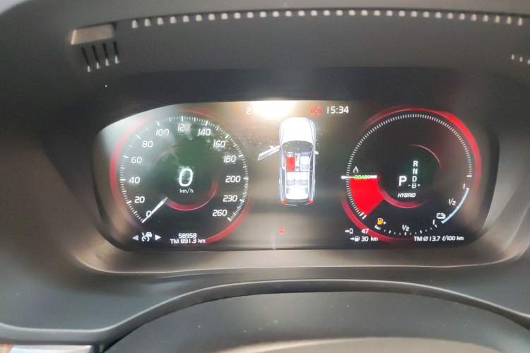 Used Volvo XC60 New Energy 2021 T8 e-Drive Hybrid Luxury Edition Instrument Cluster