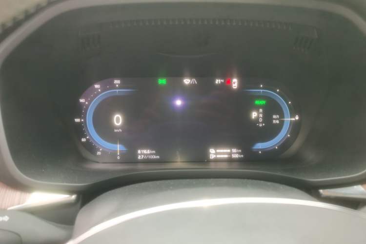 Used Volvo XC60 New Energy 2022 T8 Plug-in Hybrid Long-Range All-Wheel Drive Luxury Edition Instrument Cluster