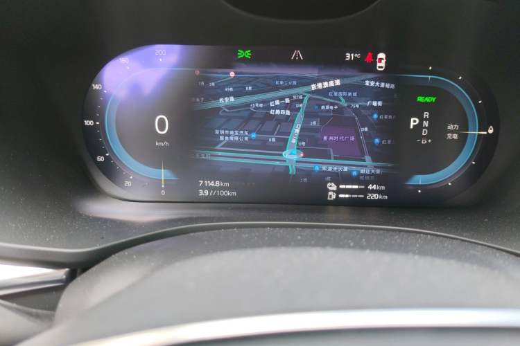 Used Volvo XC60 New Energy 2024 T8 Plug-in Hybrid Long-Range All-Wheel Drive Smart Luxury Edition Odometer Close Up