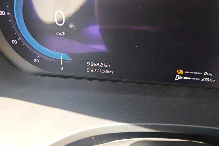 Used Volvo XC60 New Energy 2024 T8 Plug-in Hybrid Long-Range All-Wheel Drive Smart Luxury Edition Odometer Close Up