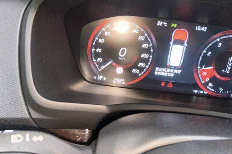 Used Volvo XC90 2015 T6 Zhiya Edition 7-seater Odometer Close Up
