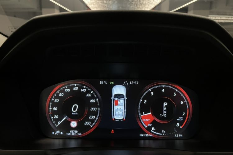 Used Volvo XC90 2015 T6 Zhiya Edition 7-seater Odometer Close Up