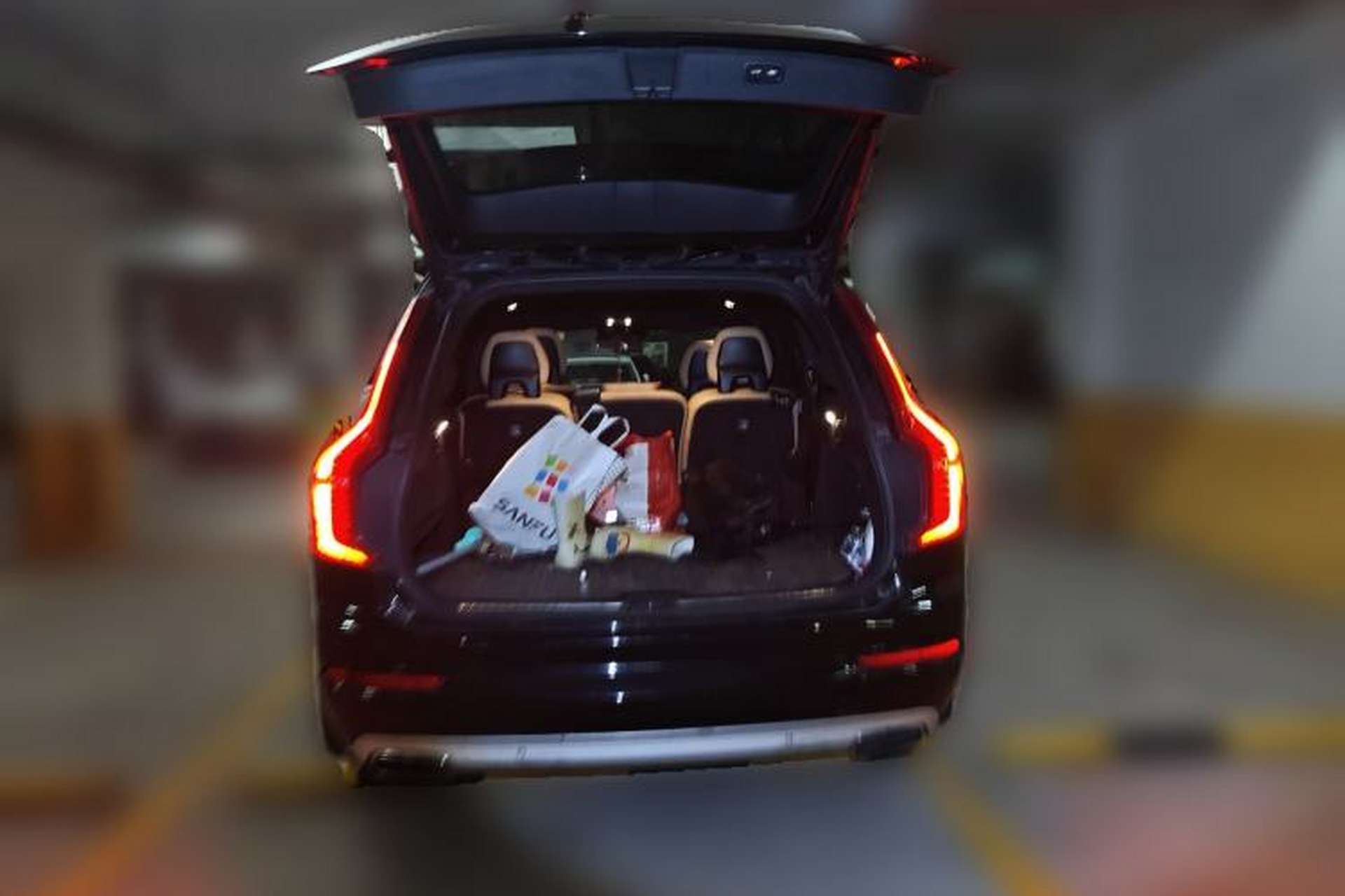 Used Volvo XC90 2016 T5 Zhiyi Edition 7-Seater Trunk