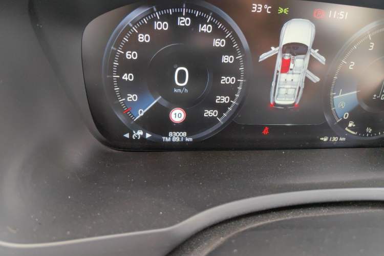 Used Volvo XC90 2017 T6 Zhiya Edition 7-seater Odometer Close Up