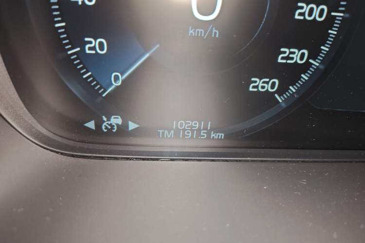 Used Volvo XC90 2017 T6 Zhiya Edition 7-seater Odometer Close Up