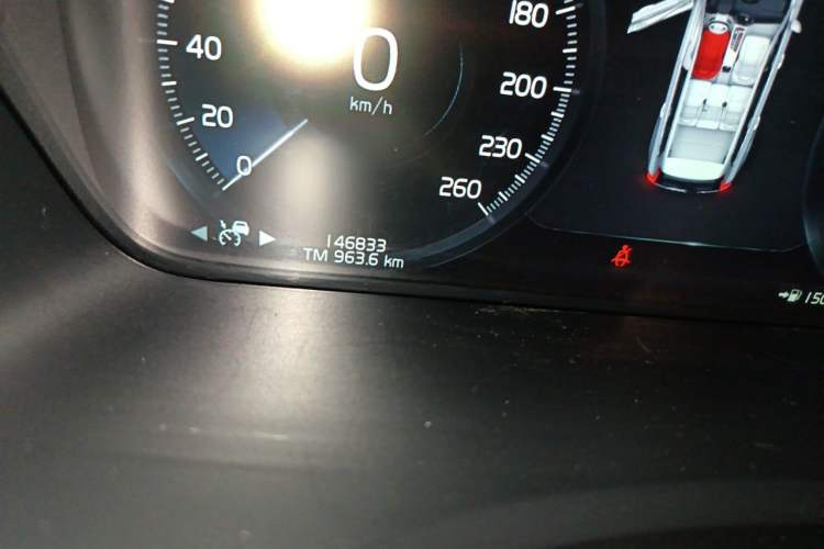 Used Volvo XC90 2017 T6 Zhiya Edition 5-seater Odometer Close Up