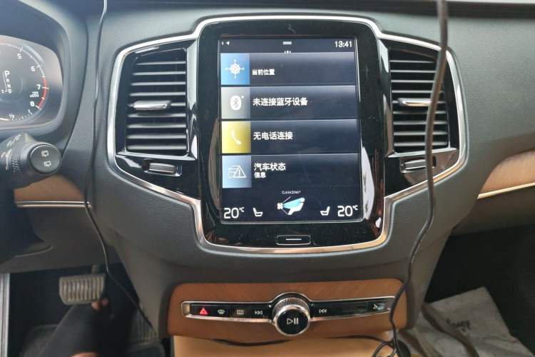Used Volvo XC90 2018 T6 Zhiya Edition 7-seater Audio And AC Panel