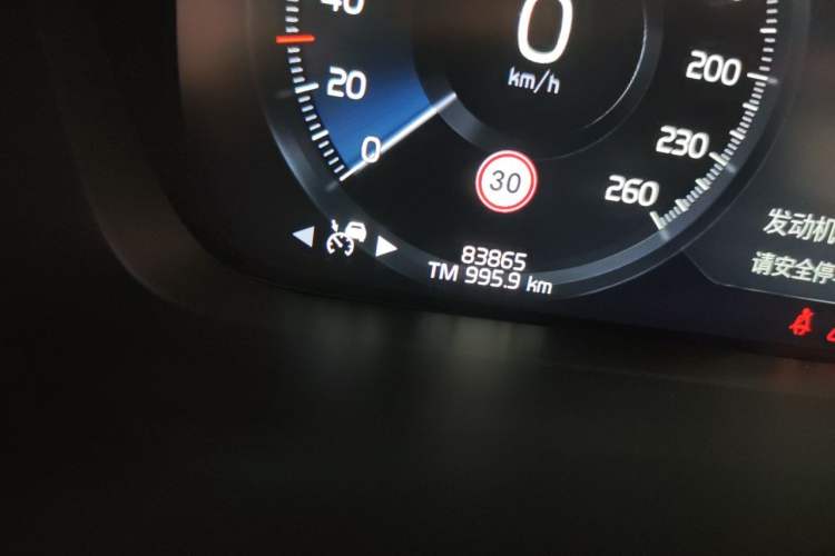 Used Volvo XC90 2018 T6 Zhiya Edition 7-seater Odometer Close Up