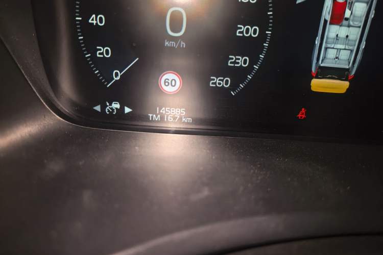 Used Volvo XC90 2018 T6 Zhiya Edition 7-seater Odometer Close Up