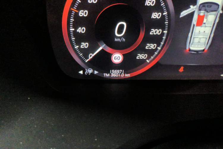 Used Volvo XC90 2018 T6 Zhiya Edition 7-seater Odometer Close Up