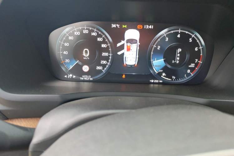 Used Volvo XC90 2018 T6 Zhiya Edition 7-seater Odometer Close Up