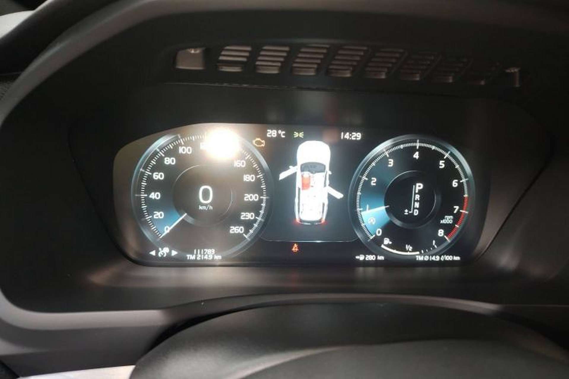 Used Volvo XC90 2018 T6 Zhiyi Edition 7-Seater Instrument Cluster
