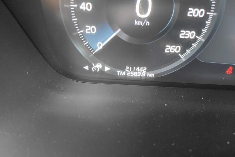 Used Volvo XC90 2018 T6 Zhiya Edition 7-seater Odometer Close Up