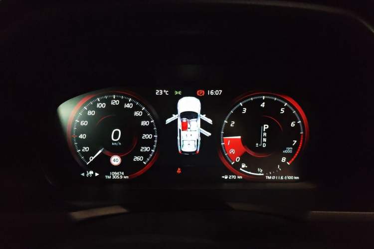 Used Volvo XC90 2018 T6 Zhiyi Edition 7-Seater Instrument Cluster